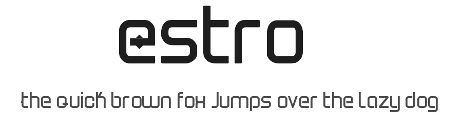 Estro1 by LKD Studio — Display Font