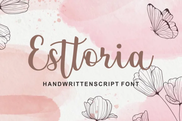 Esttoria Font by zamjump — Script Handwritten Font