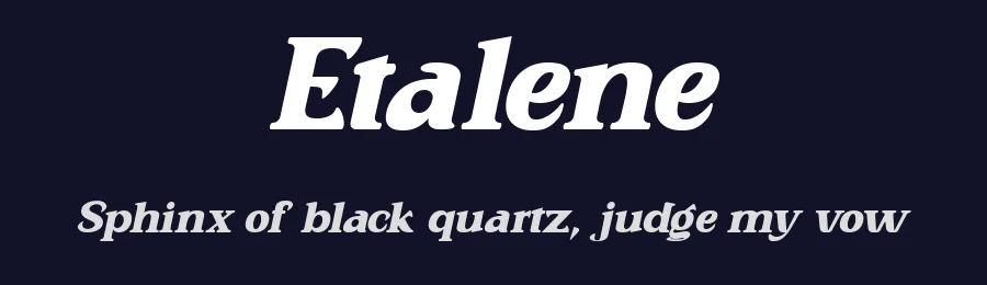 Etalene by Muksal Creative — Serif Font — thumbnail 2
