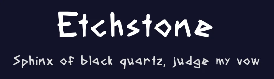 Etchstone by Brixdee — Decorative Font — thumbnail 2