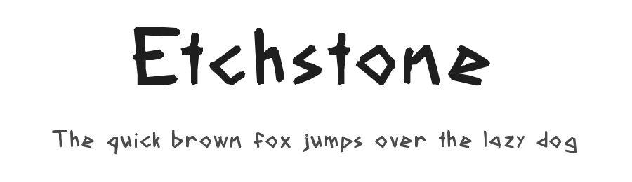 Etchstone by Brixdee — Decorative Font