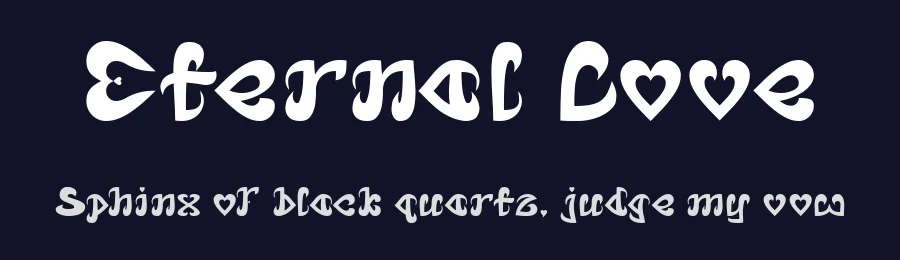 Eternal Love by weknow — Decorative Font — thumbnail 2