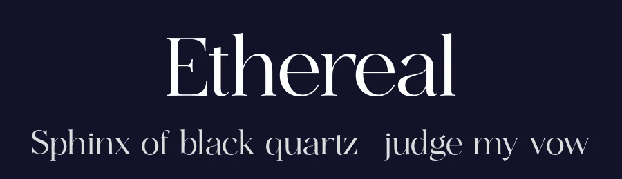 Ethereal by Kereatype Studio — Serif Font — thumbnail 2