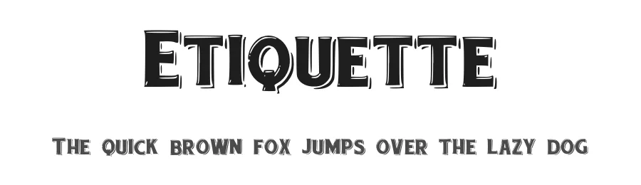 Etiquette