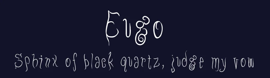 Eugo by Daisy Mason — Decorative Font — thumbnail 2