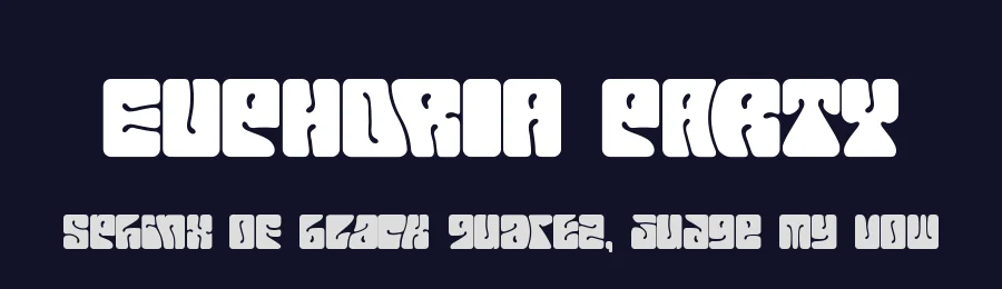 Euphoria Party by PutraCetol Studio — Decorative Font — thumbnail 2