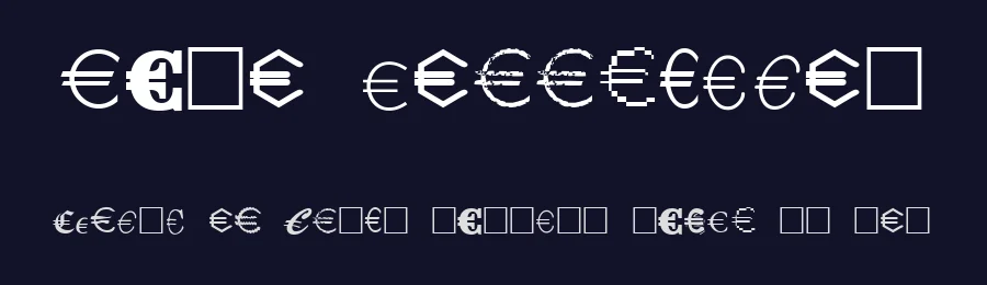 Euro Collection by A. Svensson — Dingbats Font — thumbnail 2