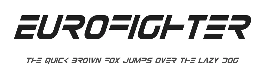 Eurofighter by Iconian Fonts — Display Font