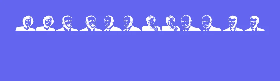 European Leaders by Vladimir Nikolic — Dingbats Font — thumbnail 3