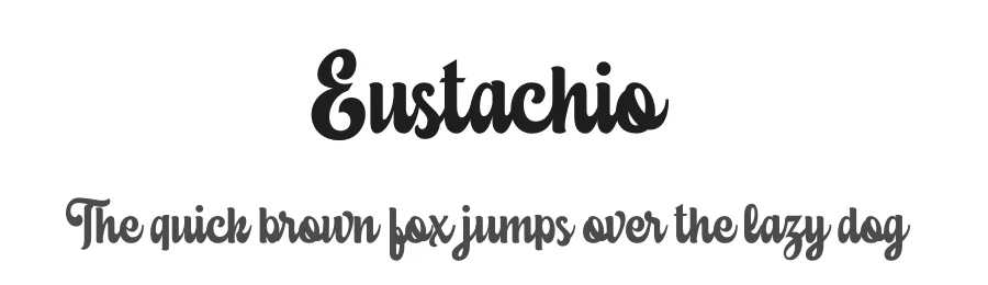 Eustachio by Hery Siswanto — Decorative Font