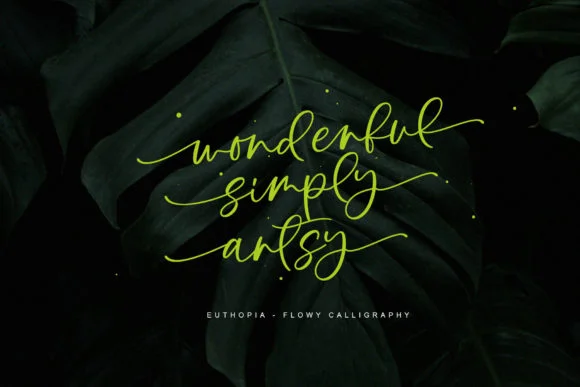 Euthopia Font by Fourlines.design — Script Handwritten Font — thumbnail 2