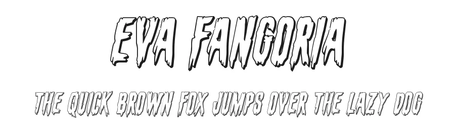 Eva Fangoria by Iconian Fonts — Decorative Font