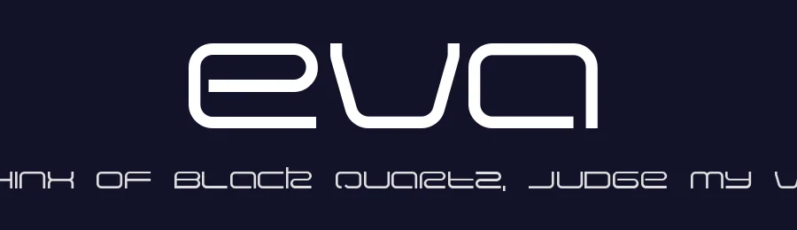 Eva by onezero — Display Font — thumbnail 2