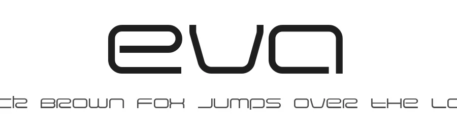 Eva by onezero — Display Font
