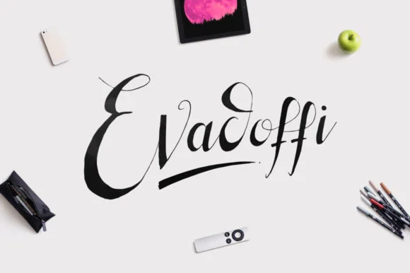 Evadoffi Font by Maulana Creative — Script Handwritten Font