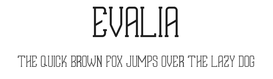 Evalia by Hanif Arifinsyah β Serif Font