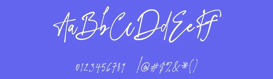 Evangelina by Hamzah Muhamad Ihsan — Script Handwritten Font — thumbnail 3