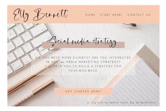 Evanston Font by etigletters — Script Handwritten Font — thumbnail 9
