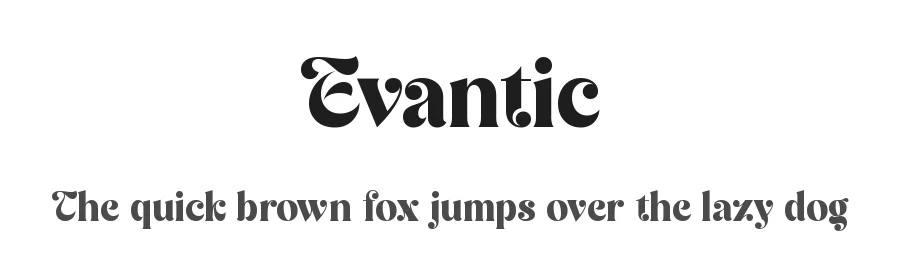 Evantic by Sign Studio — Decorative Font