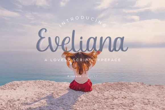 Eveliana Font by Pixesia Studio — Script Handwritten Font