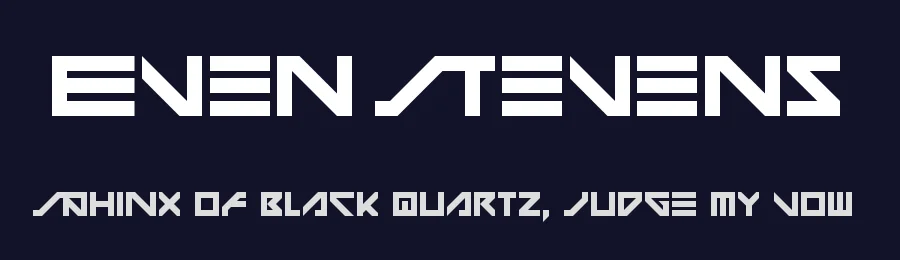 Even Stevens by Chequered Ink — Display Font — thumbnail 2