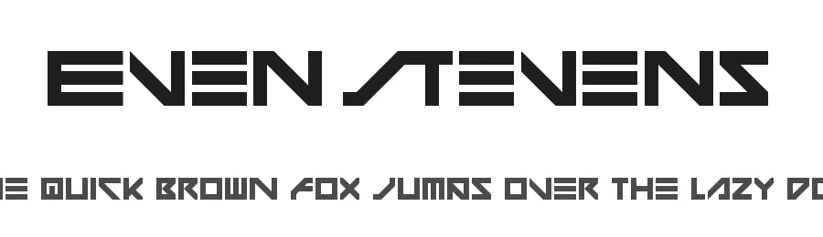 Even Stevens by Chequered Ink — Display Font
