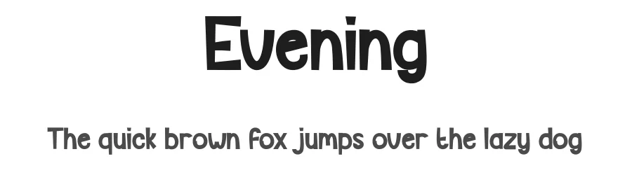 Evening