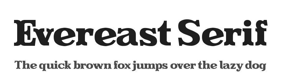 Evereast Serif