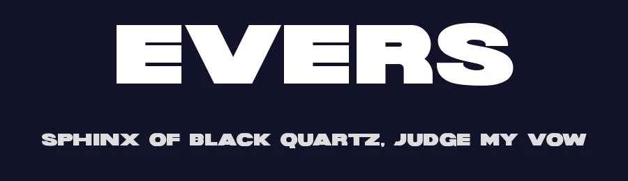 Evers by Graphicxell — Sans Serif Font — thumbnail 2