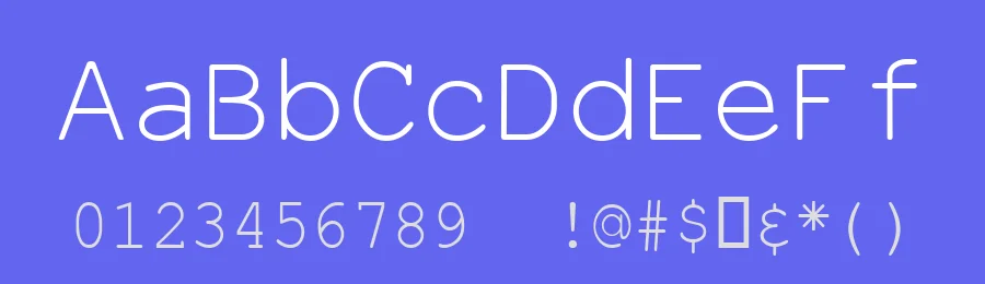 Everson Mono Latin by Michael Everson — Sans Serif Font — thumbnail 3