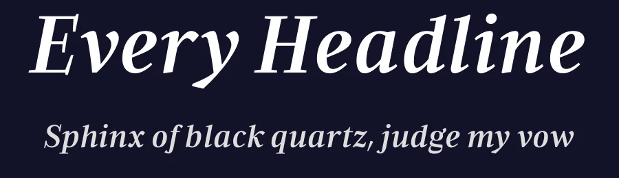 Every Headline by Anita Jürgeleit — Serif Font — thumbnail 2