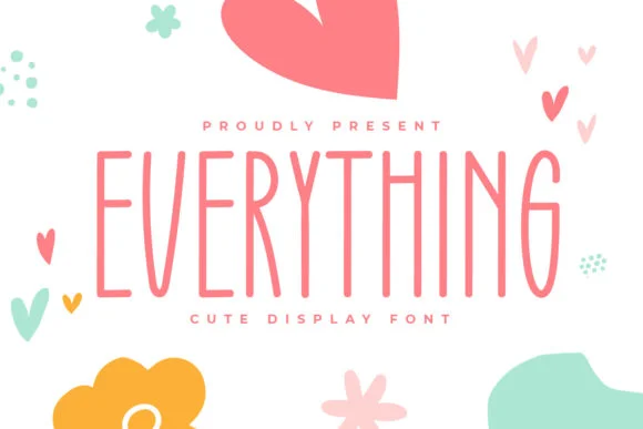 Everything Font by OKEVECTOR by OKEVECTOR — Script Handwritten Font