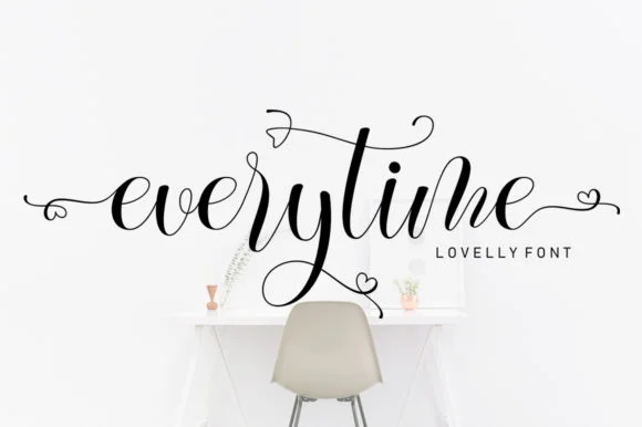 Everytime Font by softcreative50 โ Script Handwritten Font