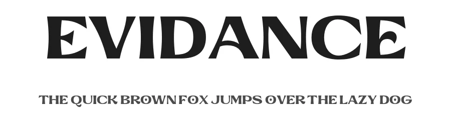 Evidance by Letterhend Studio — Sans Serif Font