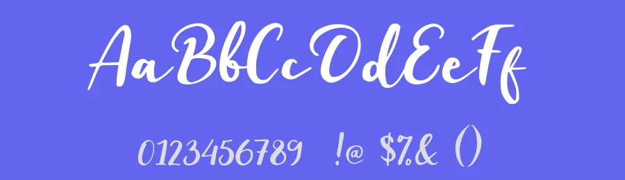 Evident by Khurasan — Script Handwritten Font — thumbnail 3