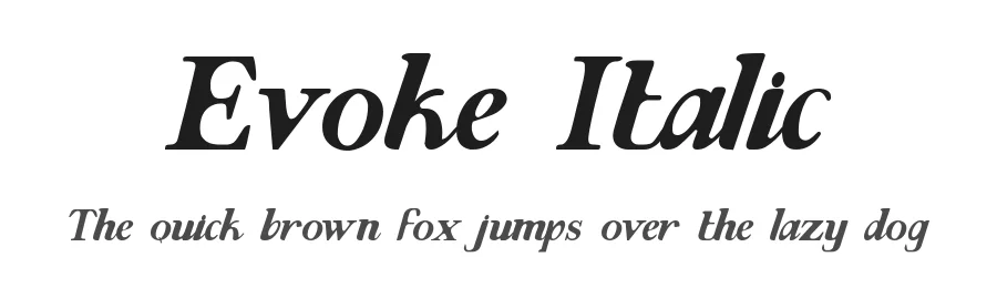 Evoke Italic