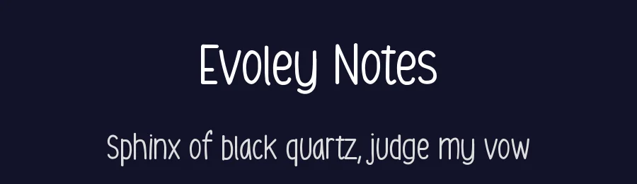 Evoley Notes by Salamahtype.com — Decorative Font — thumbnail 2