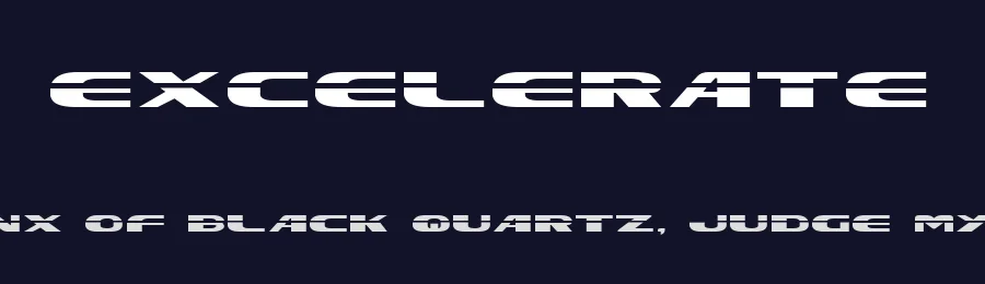 Excelerate by Iconian Fonts — Display Font — thumbnail 2