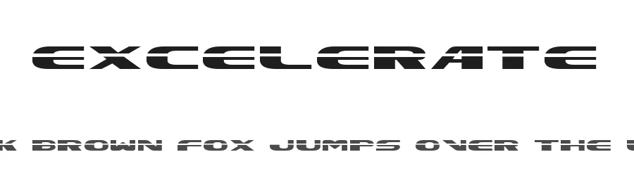 Excelerate by Iconian Fonts β Display Font
