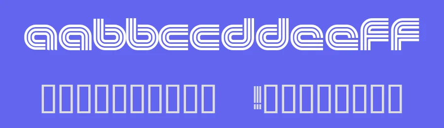 Excellence by Augenbluten / ITF — Display Font — thumbnail 3
