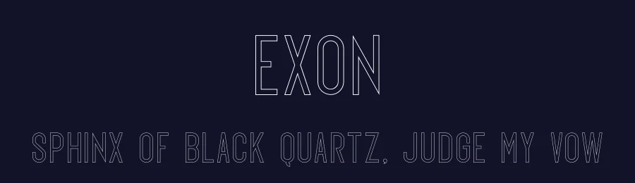 Exon by Linecreative — Sans Serif Font — thumbnail 2