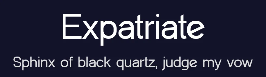 Expatriate by UI Creative — Sans Serif Font — thumbnail 2