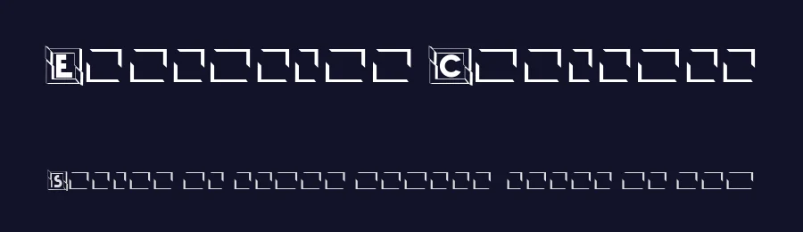 Explosion Capitals by Vladimir Nikolic — Decorative Font — thumbnail 2