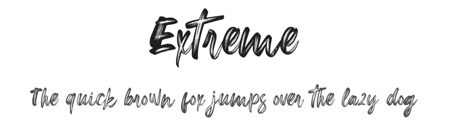 Extreme by Murebek Type — Script Handwritten Font