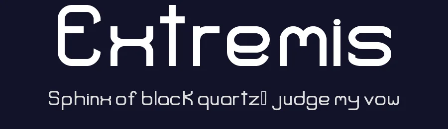 Extremis by Brandon  Secrist — Sans Serif Font — thumbnail 2