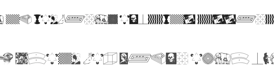 Eye Am Confused Optical Illusions by xstreamed.tv — Dingbats Font