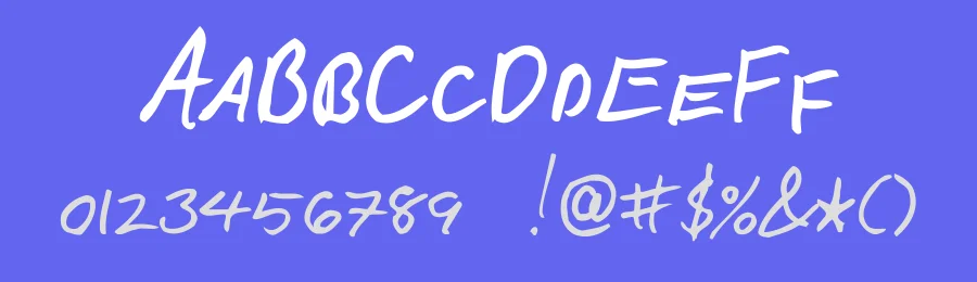 F*ck Beans by Tension Type — Script Handwritten Font — thumbnail 3