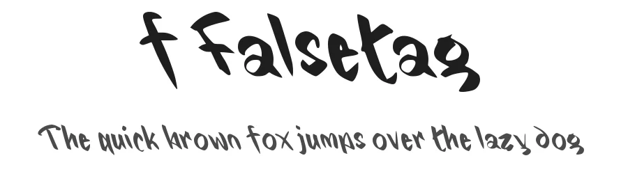 f Falsetag