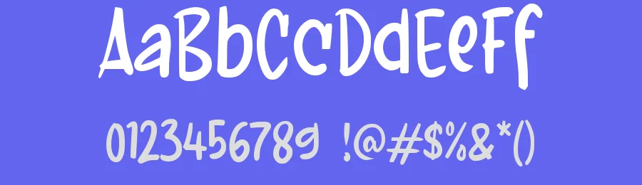 f Fantasi Ceria by wepfont.com — Script Handwritten Font — thumbnail 3