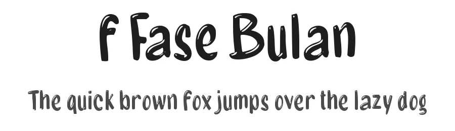 f Fase Bulan